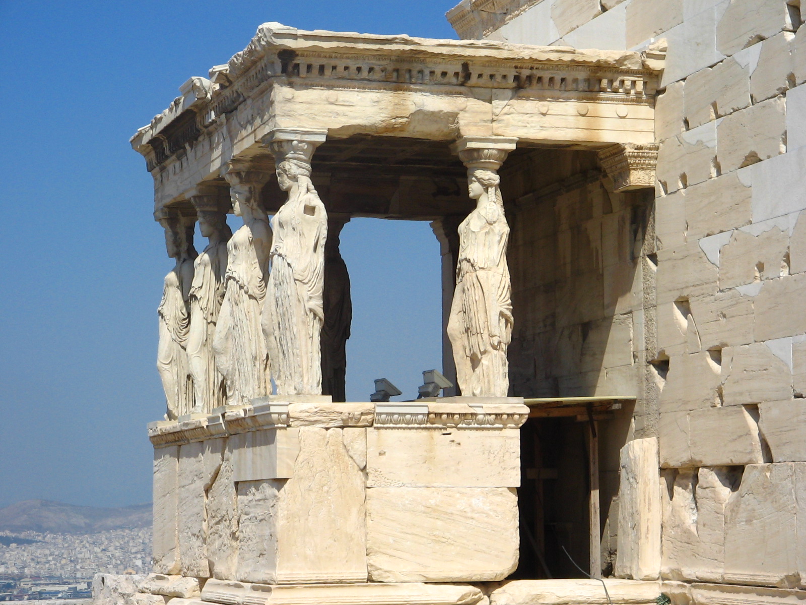 Caryatids, Erechtheion